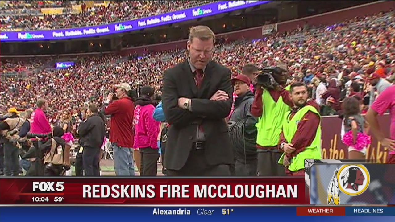 Redskins fire general manager Scot McCloughan