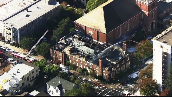 Fire guts Berkeley church