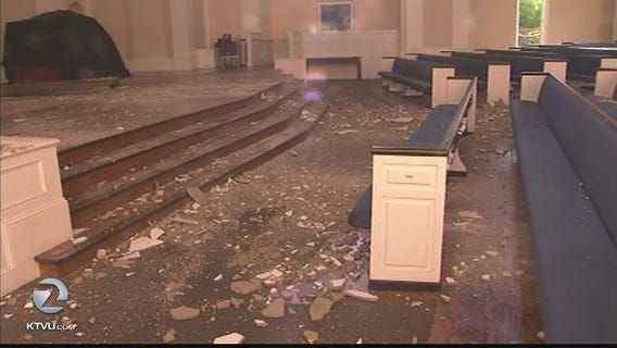 Fire guts part of Berkeley church