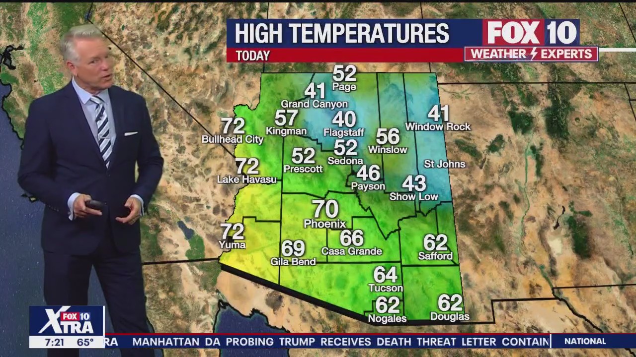 7PM Weather Forecast - 3/24/2023