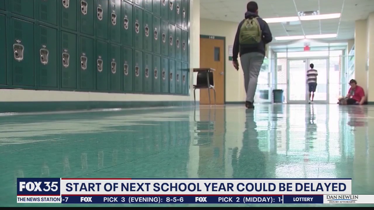Start of next school year could be delayed