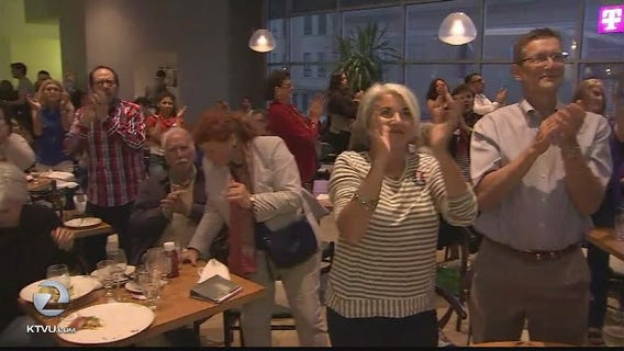 Hundreds attend Hillary watch party at SF Holiday Inn
