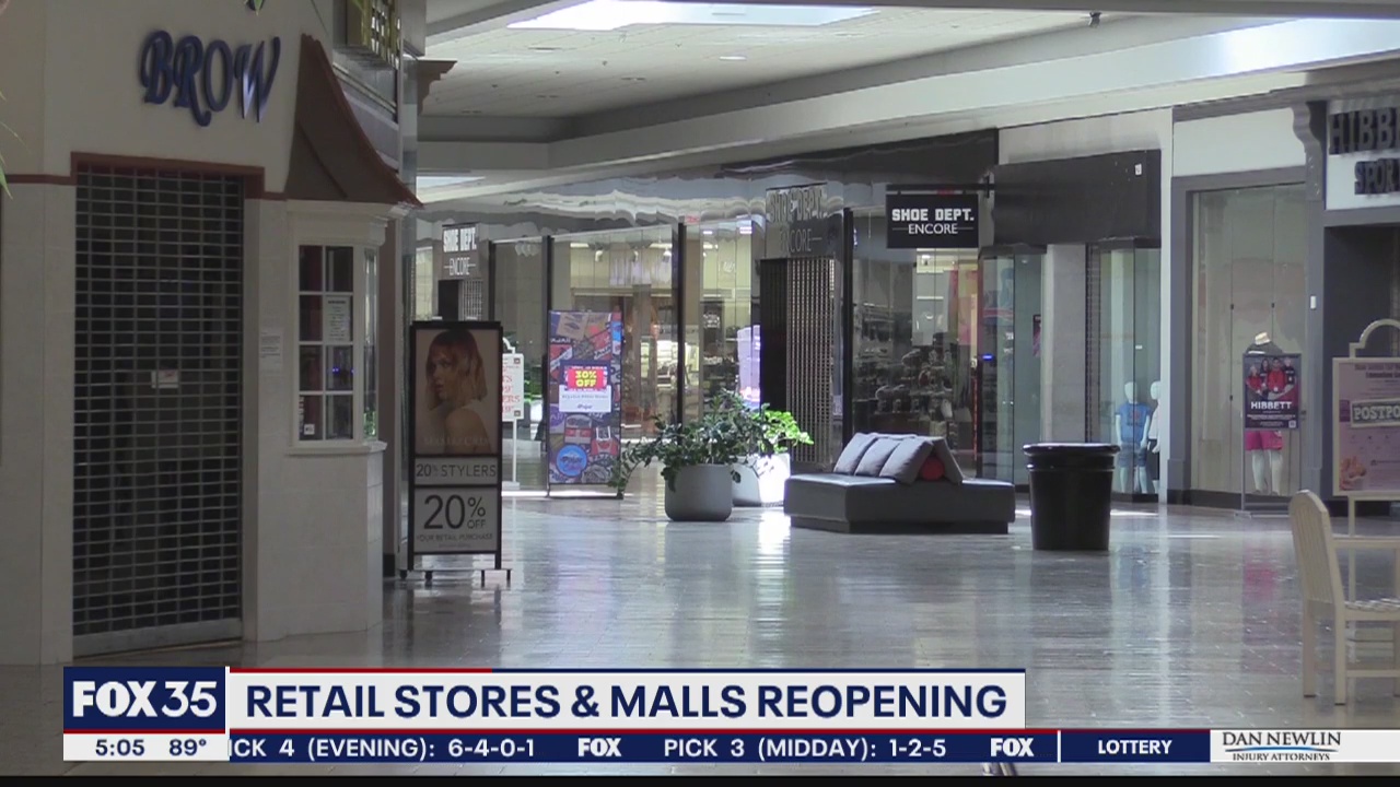 Some malls are reopening, others delay