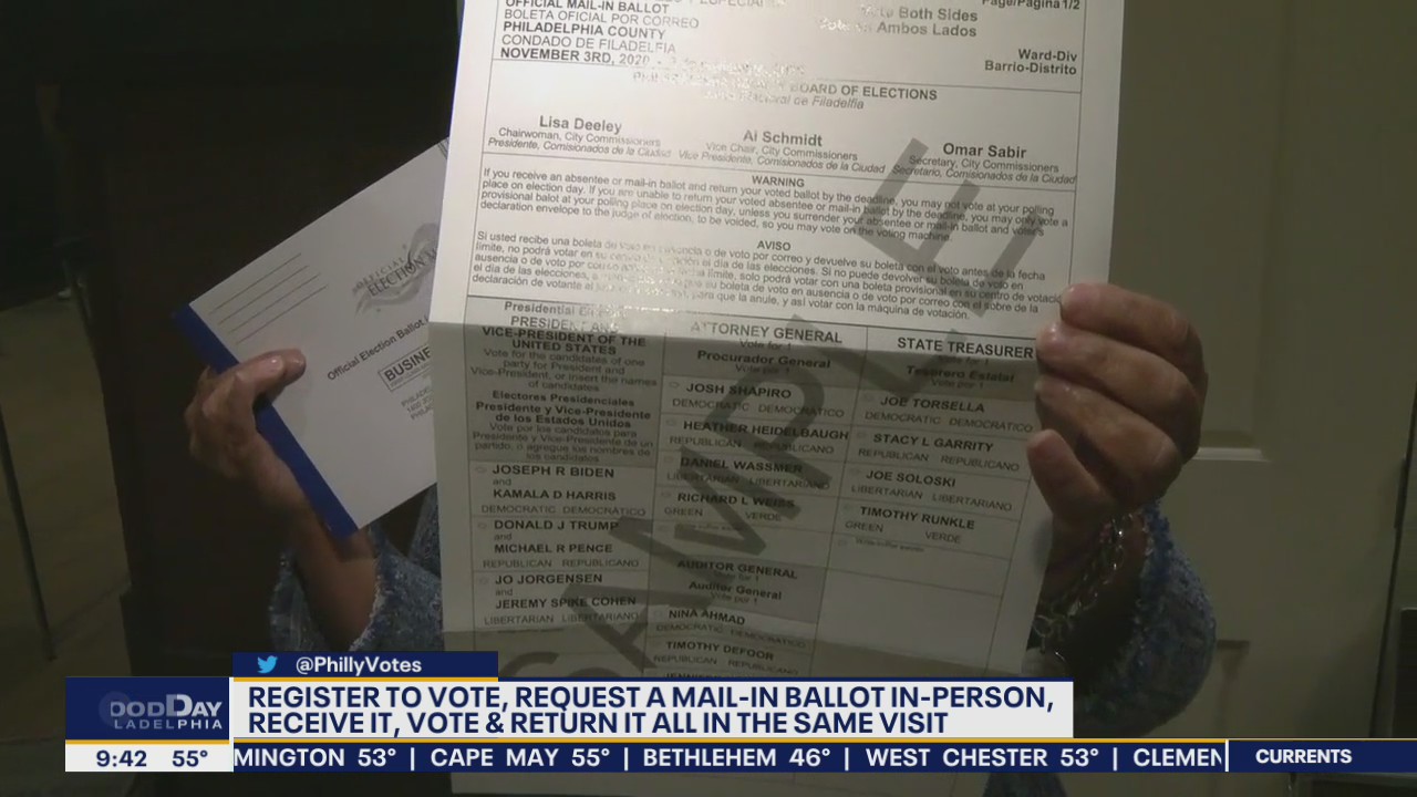 City commissioner walks through what you can do at Philadelphia's satellite voting offices