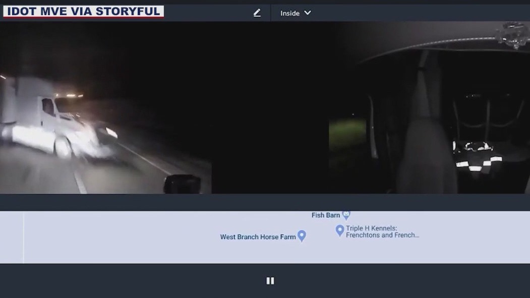 Scary distracted driving incidents caught on camera