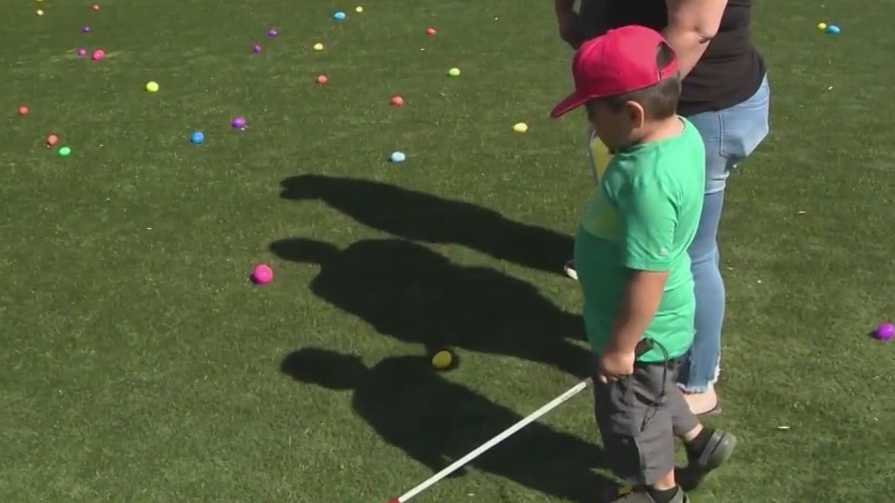 Foundation for Blind Children helps everyone join in on Easter egg hunting fun