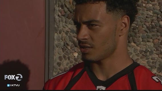 Once in coma, H.S. football player who was shot makes comeback