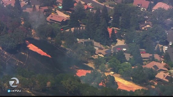 57-acre Vacaville fire fully contained, evacuations lifted