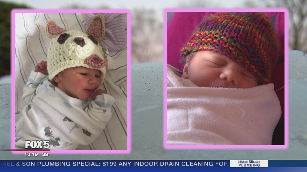 DC area snow doesn?t stop arrival of newborn babies