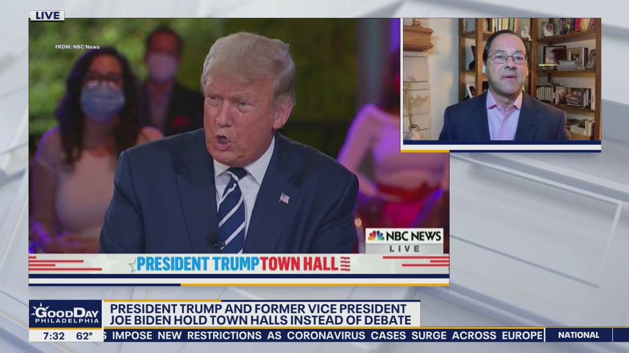 Analyzing dueling Trump, Biden town halls
