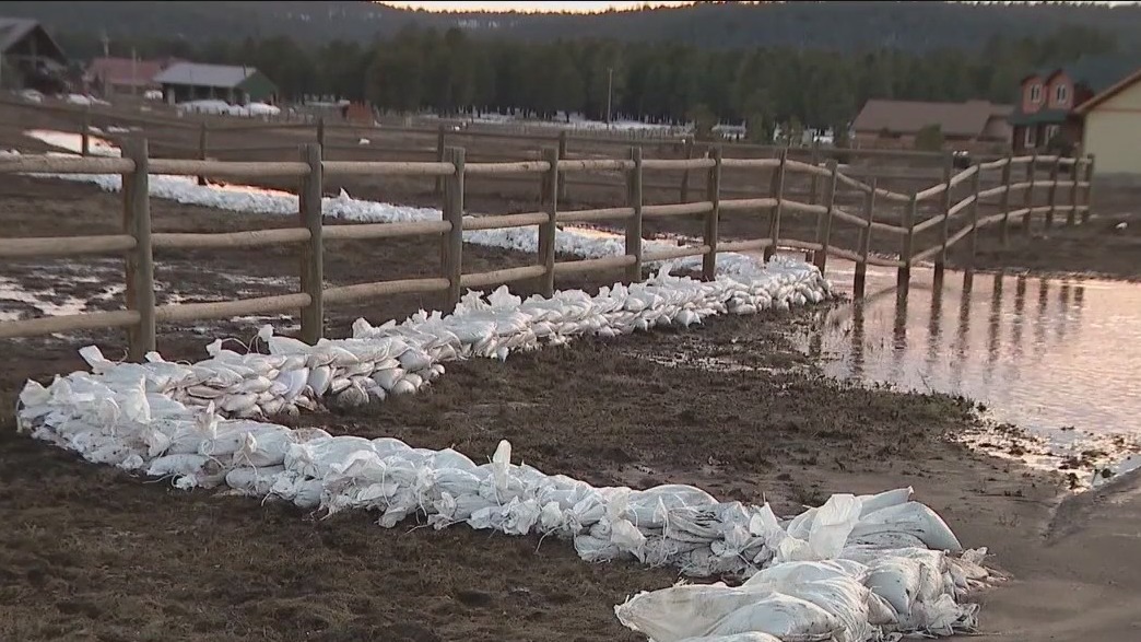 Flagstaff residents dealing with heavy flooding amid warmer weather