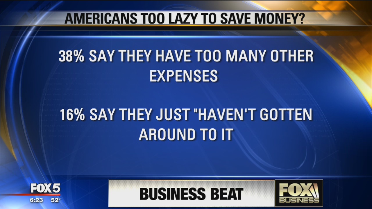FOX Business Beat: Americans too lazy to save money; Sears concerned for future