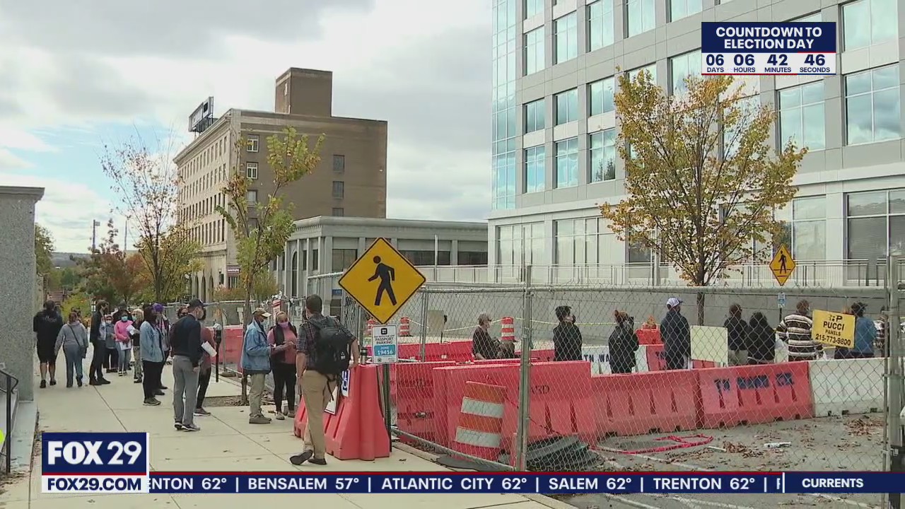 Pennsylvania voters push ahead to obtain ballots ahead of Tuesday's deadline