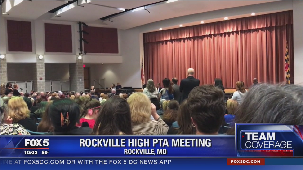 Parents fill PTA meeting at Rockville HS following rape arrests last week