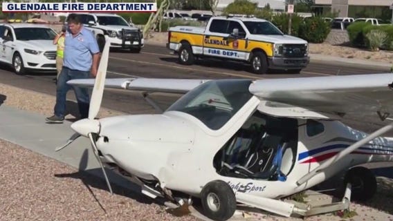 Plane in Glendale makes emergency landing