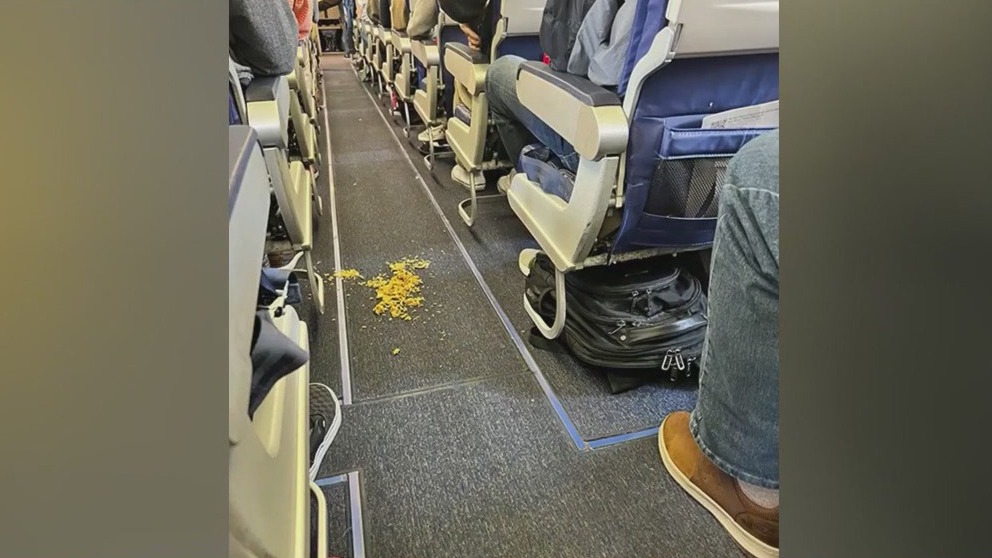 Southwest flight delayed; spilled rice to blame