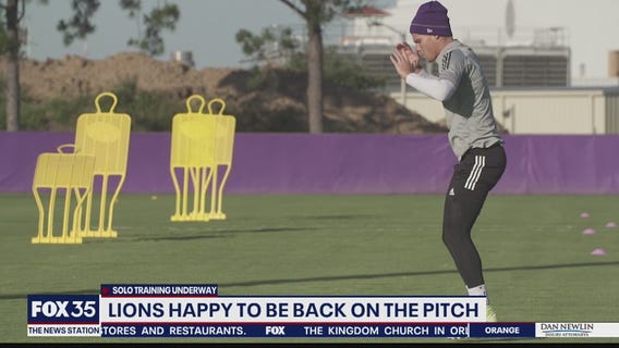 Lions, Pride players happy to get back to training