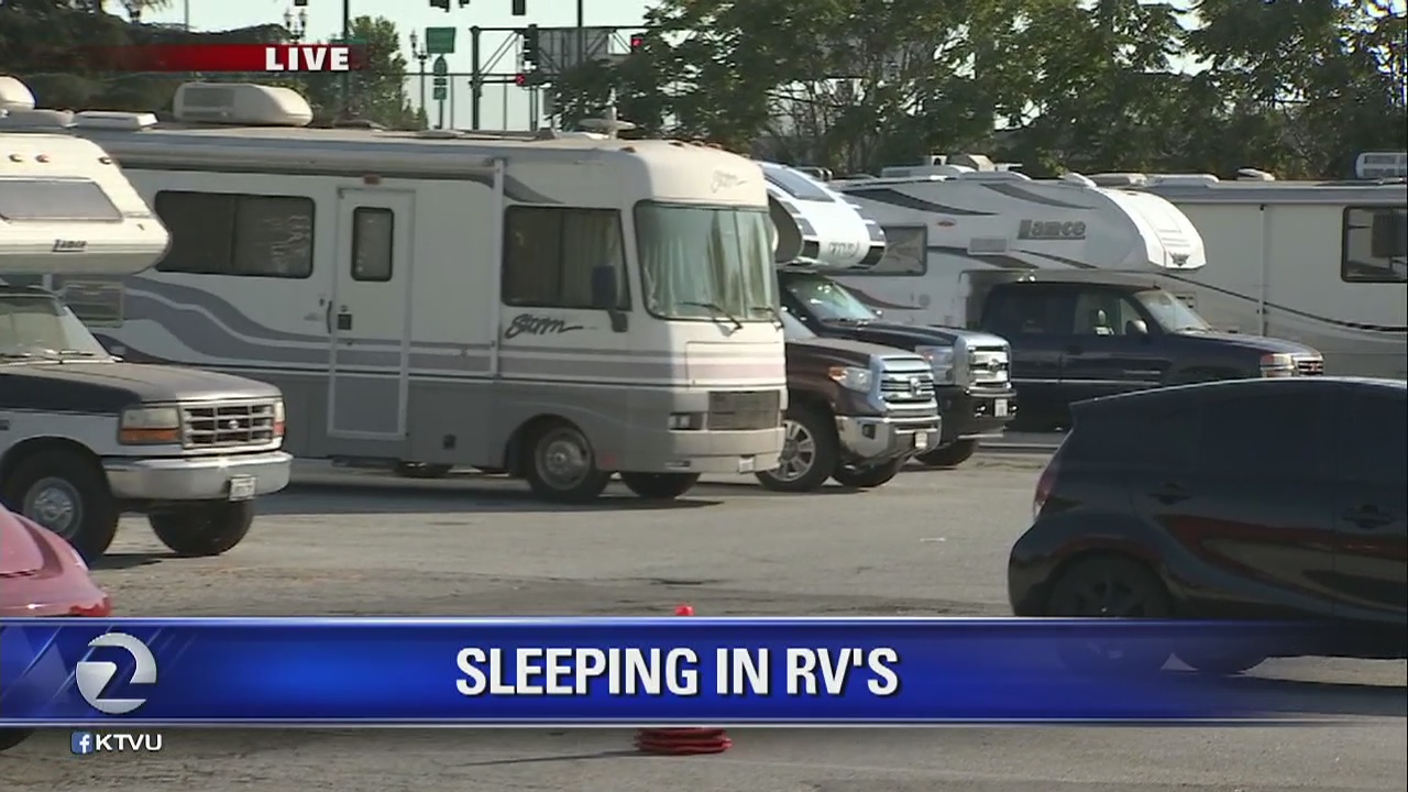San Jose police officers sleeping in RVs due to mandatory overtime