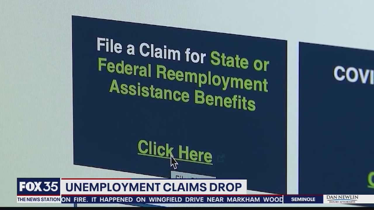 Unemployment claims drop in Florida