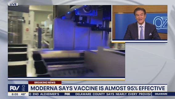 Moderna announces their vaccine is almost 95% effective in combatting coronavirus