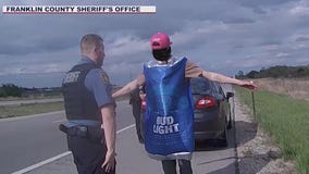 Man in Bud Light costume arrested for DUI