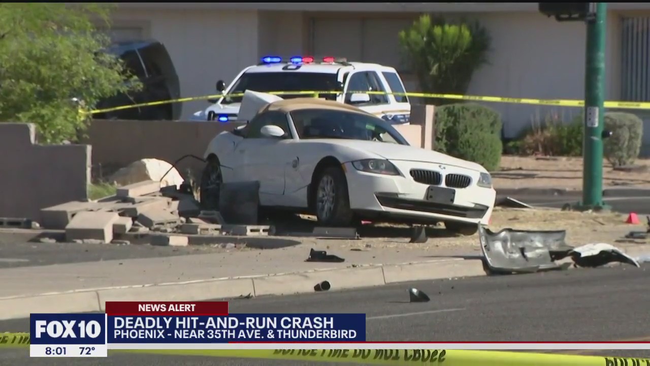 Driver killed in north Phoenix hit-and-run crash | FOX 10 Phoenix