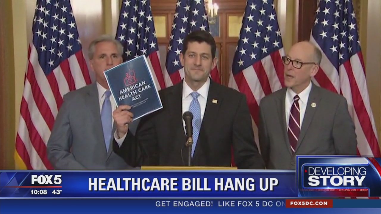 Health care bill to repeal and replace Obamacare delayed