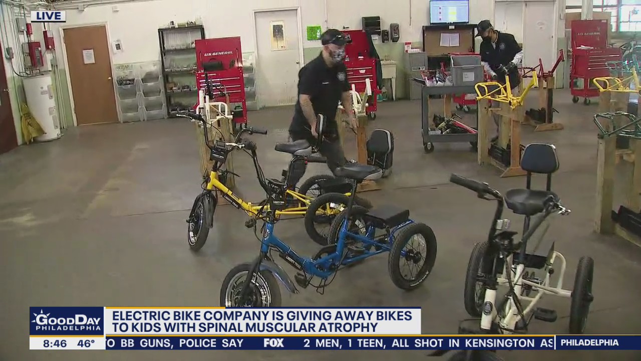 Electric Bike Company gives away bikes to kids with spinal muscular atrophy