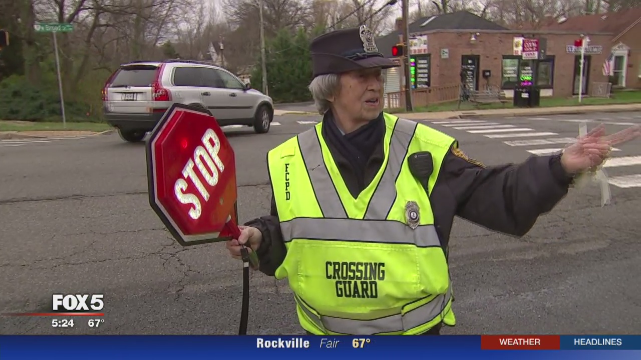 91-year-old crossing guard honored for 50 years of service
