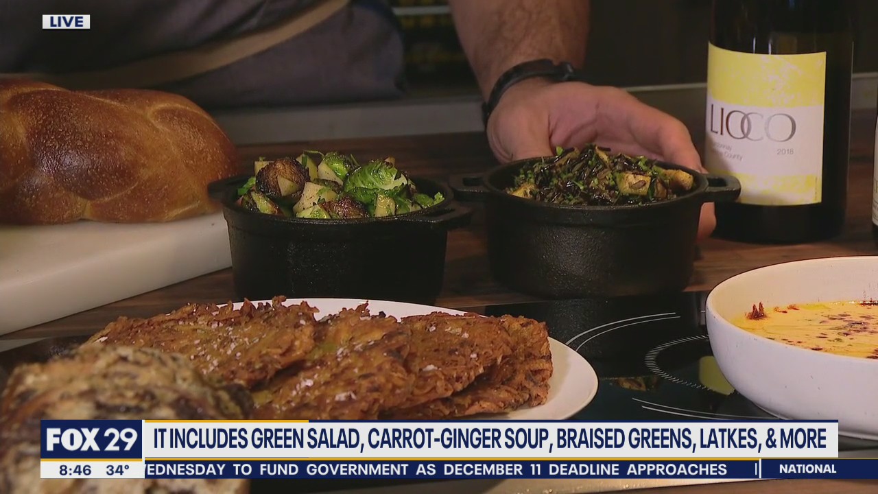 Hanukkah dinner boxes from Fork Restaurant