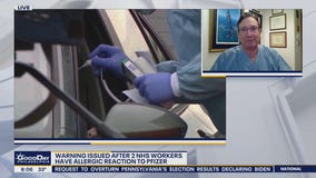 UK regulators issue allergy warning on Pfizer vaccine