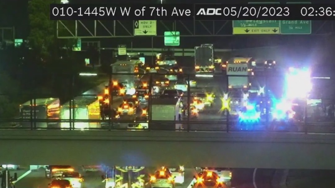 2 overnight crashes on I-10 under investigation