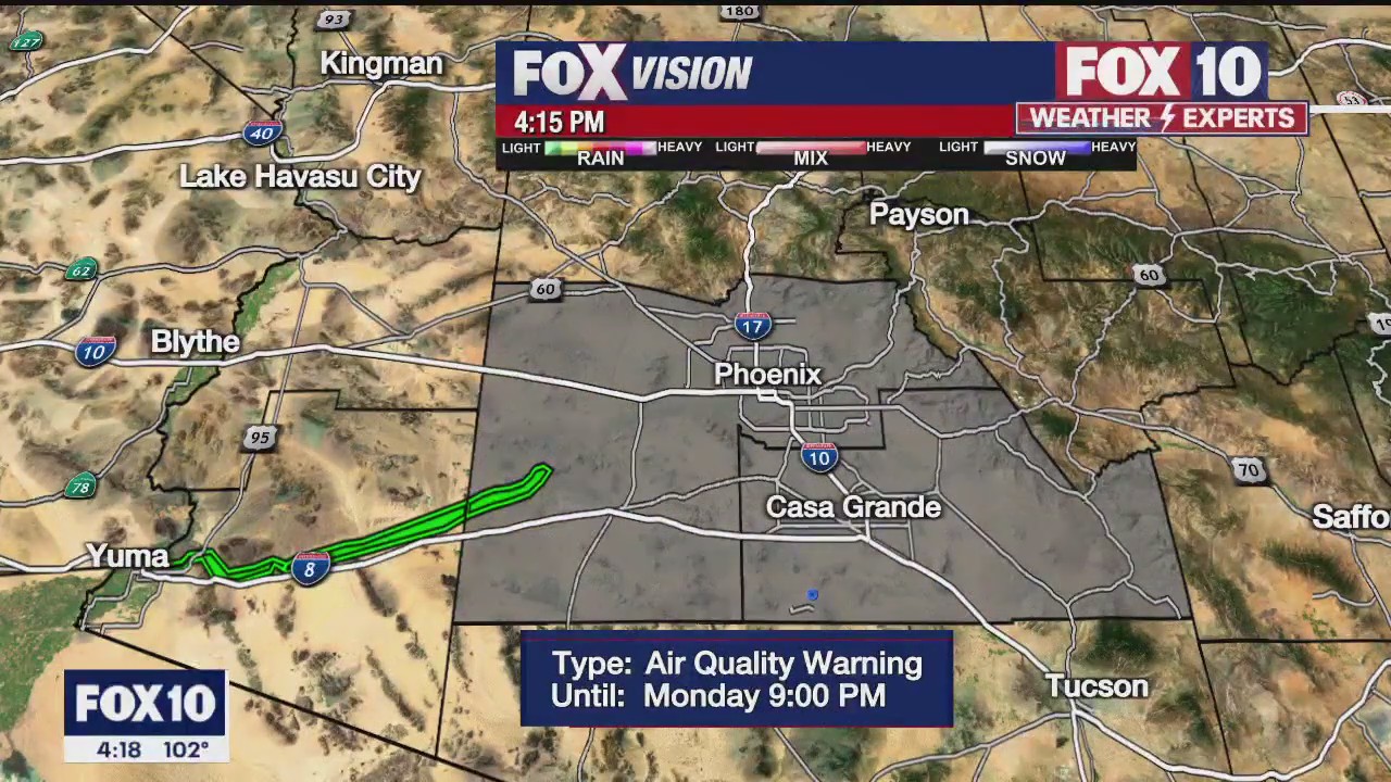 4PM Weather Forecast - 5/22/2023