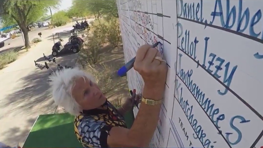 Sandy Strock: The woman behind golf scoreboards