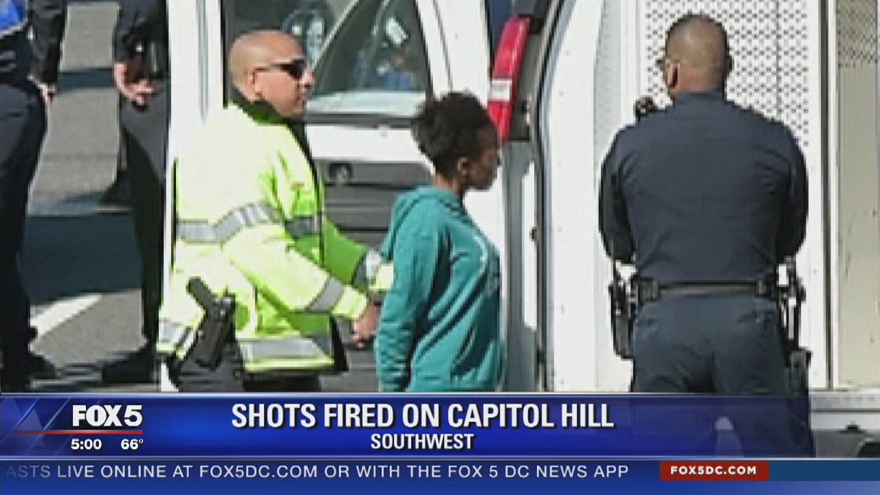 Woman taken in custody after shots fired near US Capitol; no injuries ...