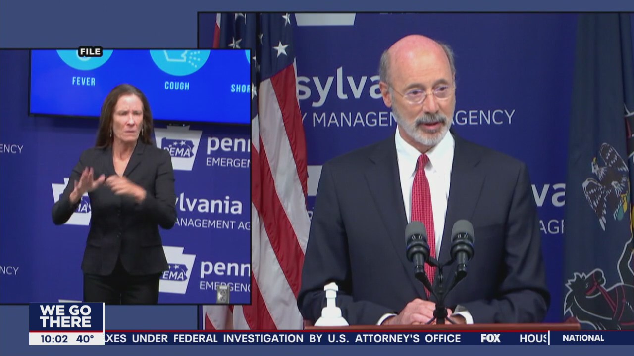 Pa. Gov. Tom Wolf tests positive for coronavirus