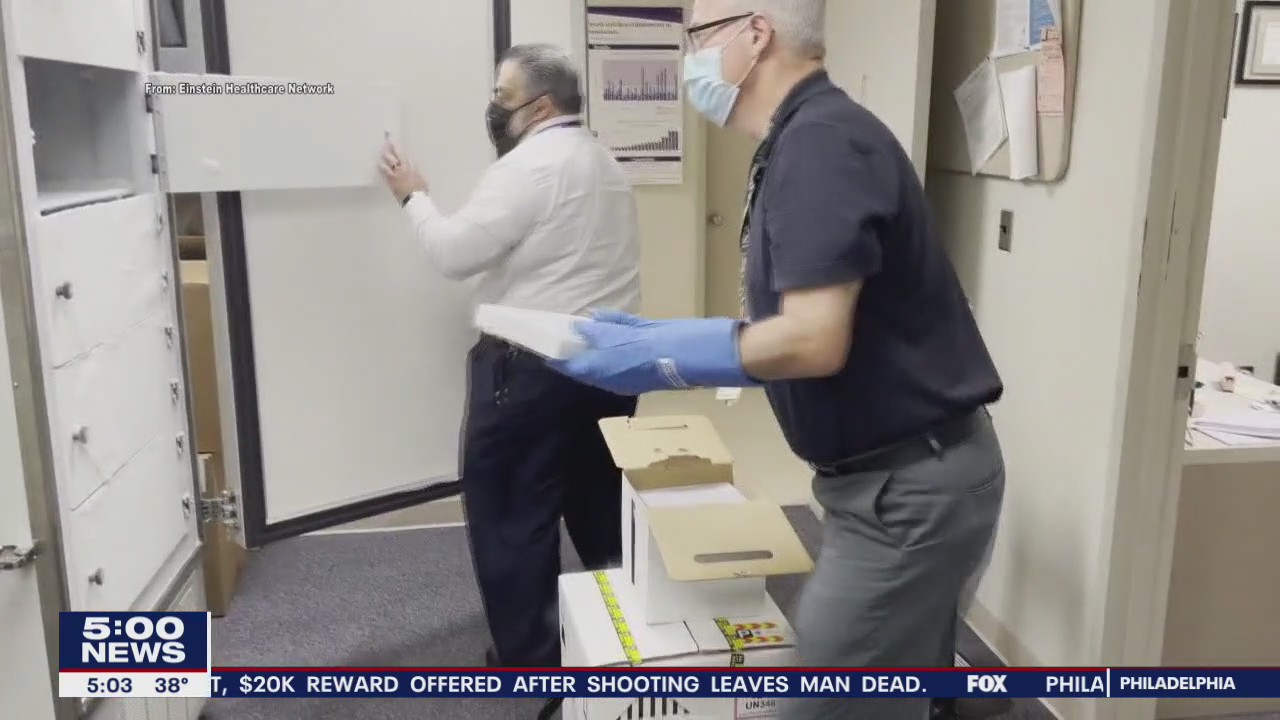 First doses of coronavirus vaccine arrives to in Philadelphia hospitals Monday
