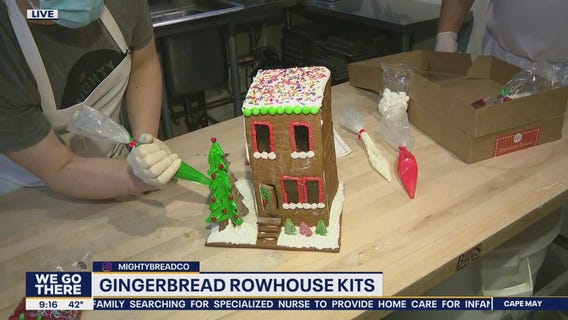 Build your own gingerbread row home this holiday season