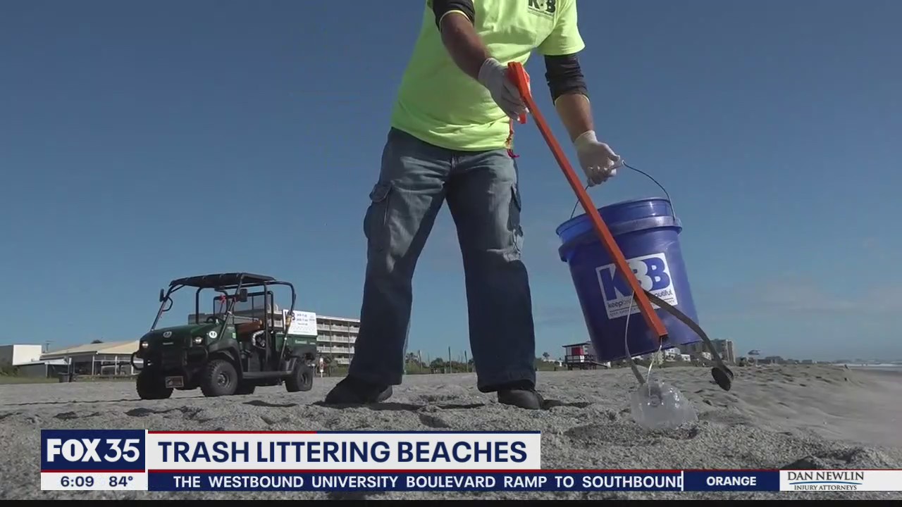 Brevard beaches littered with trash