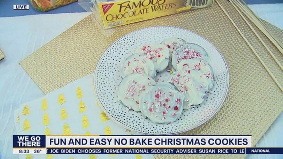 Fun and easy no-bake Christmas cookies