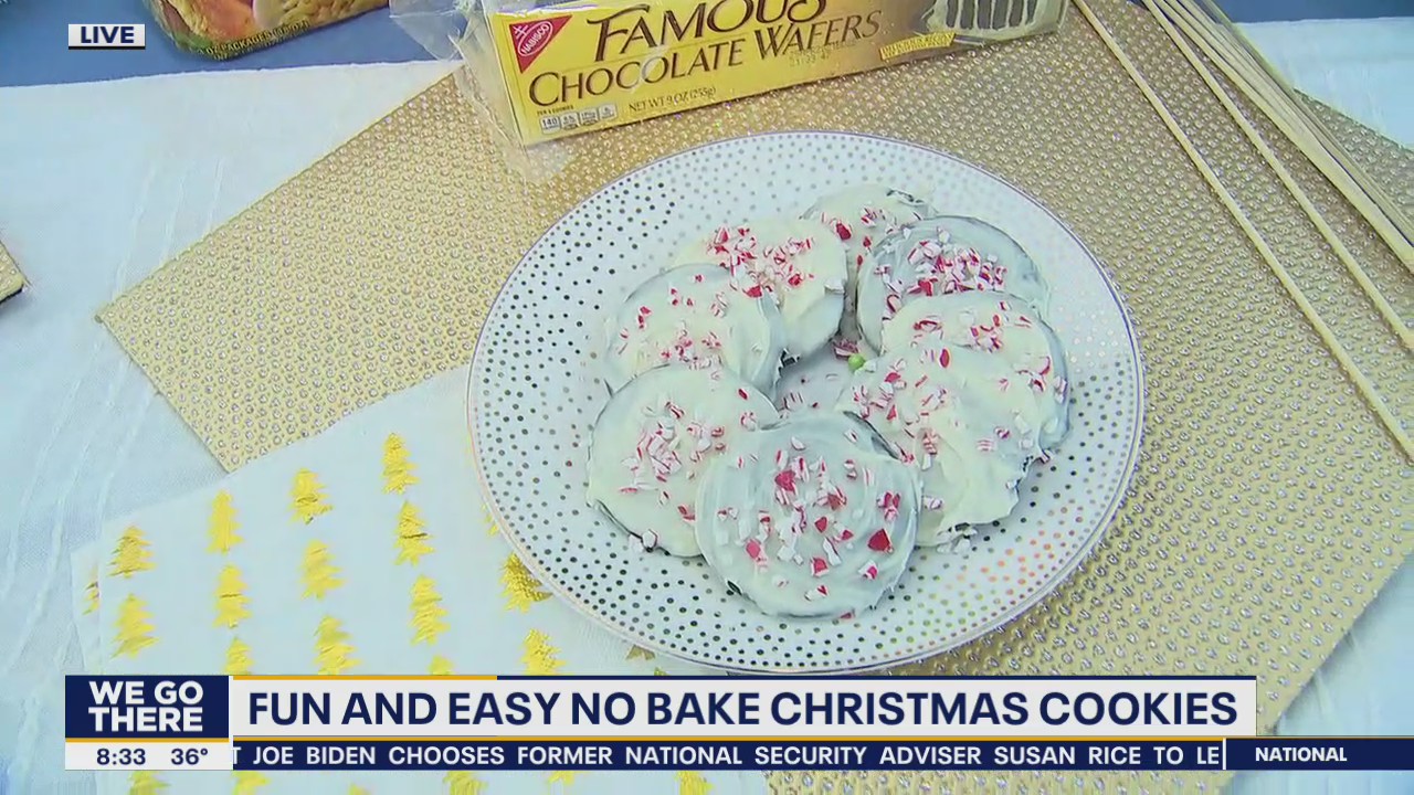 Fun and easy no-bake Christmas cookies