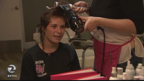 Memorable day at SF salon for teens with cancer