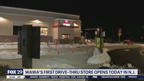 Wawa drive-thru window opening at Burlington County location Friday
