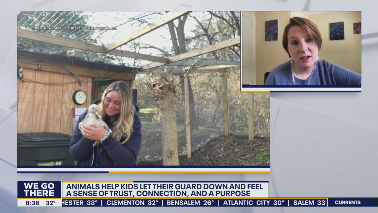 Treatment center uses chickens to help kids cope with COVID-19 stress