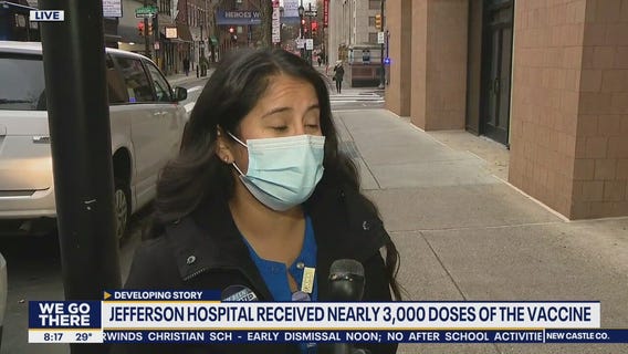 First recipient feels 'great' after receiving COVID-19 vaccination at Jefferson Hospital
