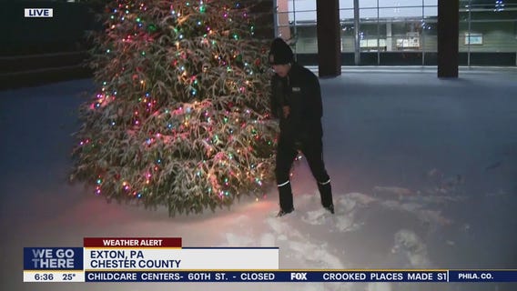 Coastal storm drops several inches of snow on Chester County