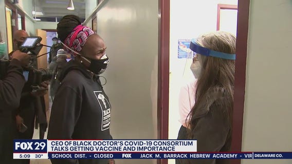 Philadelphia health care workers get first doses of COVID-19 vaccine