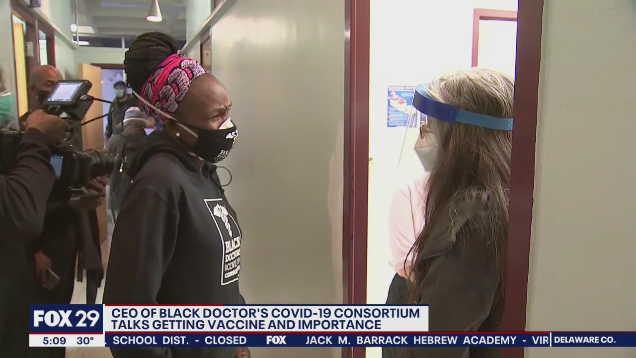 Philadelphia health care workers get first doses of COVID-19 vaccine