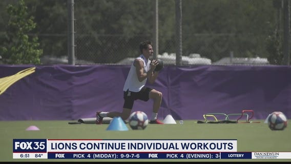 Lions & Pride continue individual workouts