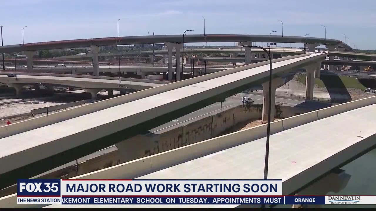 Major road work starting soon on Interstate 4 in Orlando
